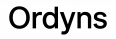 Ordyns Logo für KI-Strategie und digitale Beratung