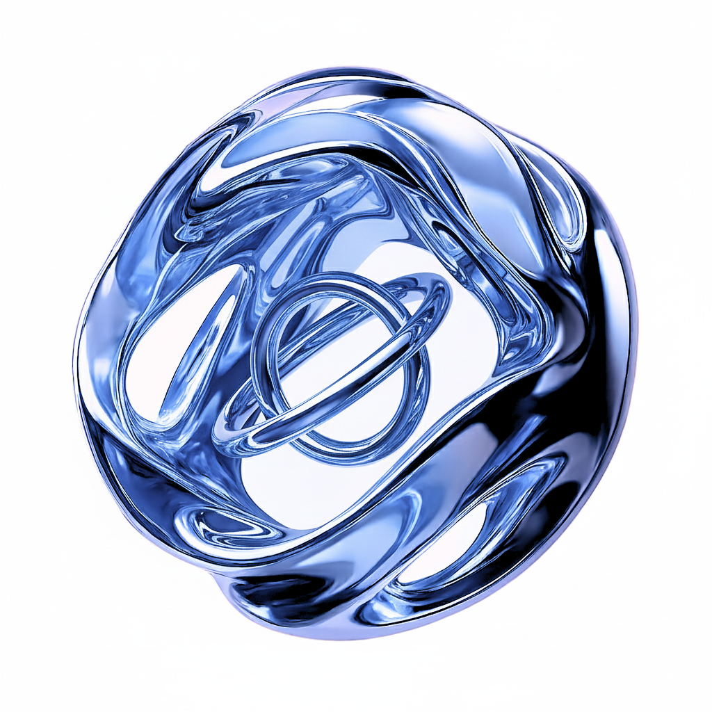 Abstrakte Visualisierung eines KI-Workflows